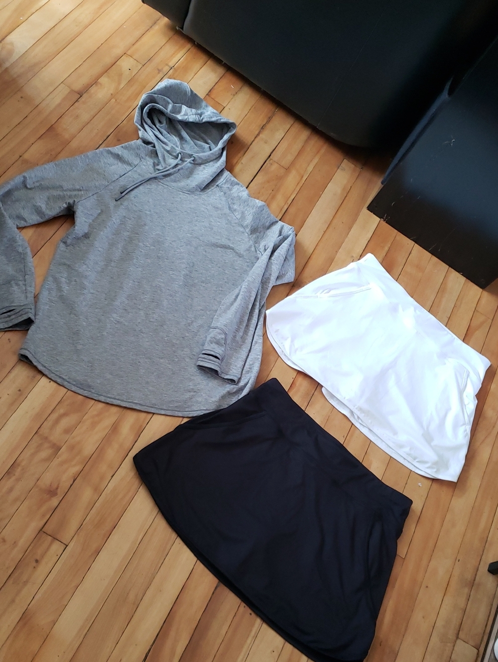 ACX Active Skorts & Pullover Hoodie - L ( EUC) BUNDLE (3PC)